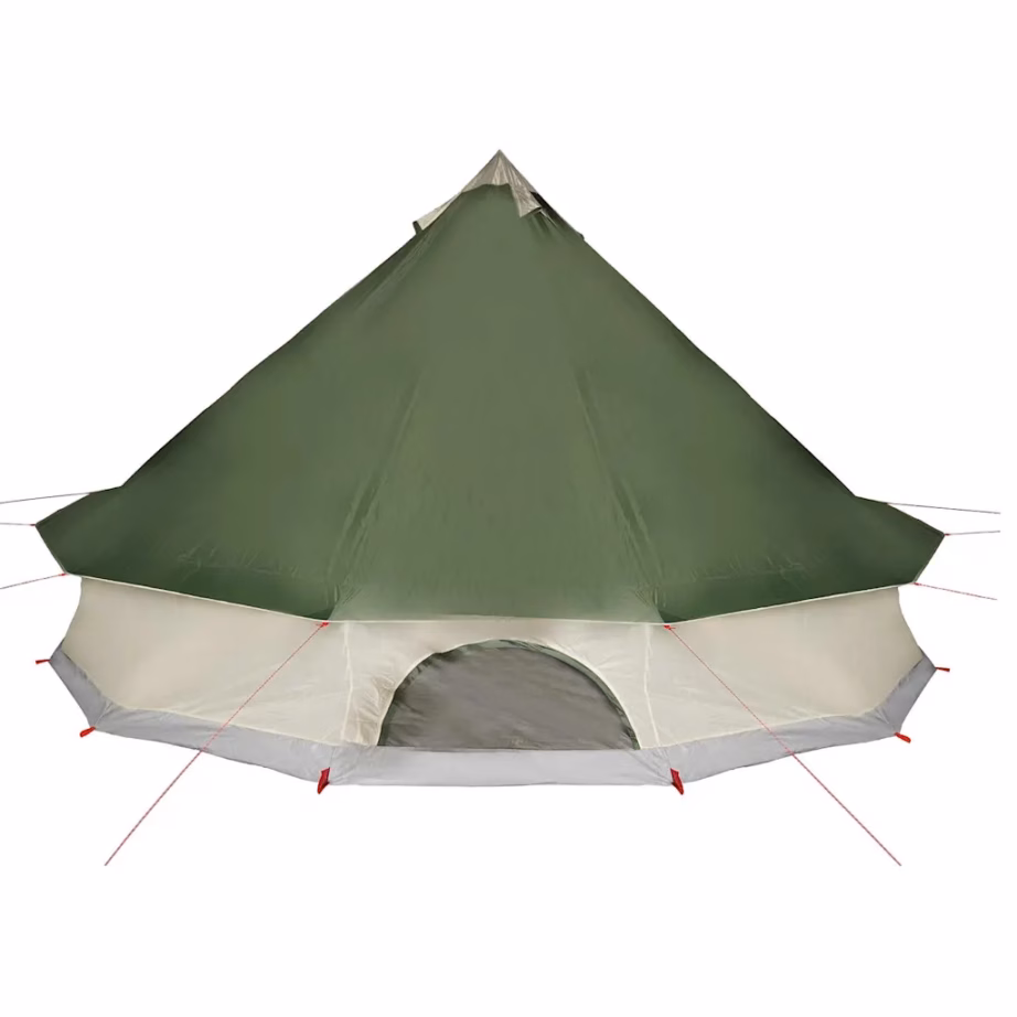 Veekindel tipi peretelk 8 inimesele, roheline, 410 x 410 x 250 cm - 10