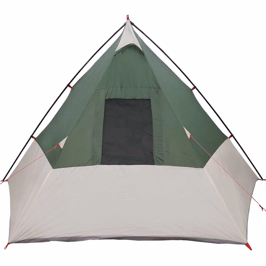 Roheline tipi telk 6-le, õhuavaga, taft, 383 x 338 x 217 cm - 6