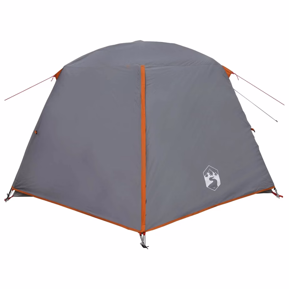 Seljakotitelk 2 inimesele, hall ja oranž, 185T polüester PU-kattega, 220 x 138 x 113 cm - 5