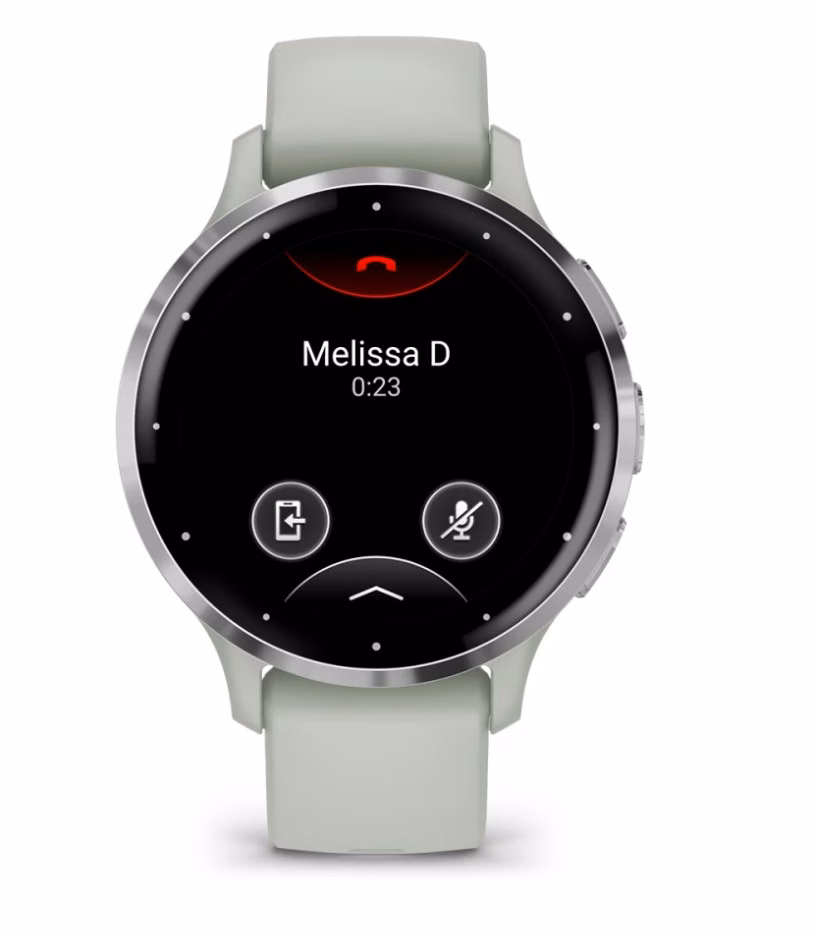 Nutikell Garmin Venu 3S, 1,2" AMOLED puuteekraan, 41 mm, Wi‑Fi ja GPS, hall/hõbedane (2)