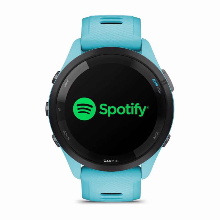 Nutikell Garmin Forerunner 265, 46 mm, 1,3″ AMOLED puuteekraan, Wi‑Fi ja GPS, must-sinine - 6