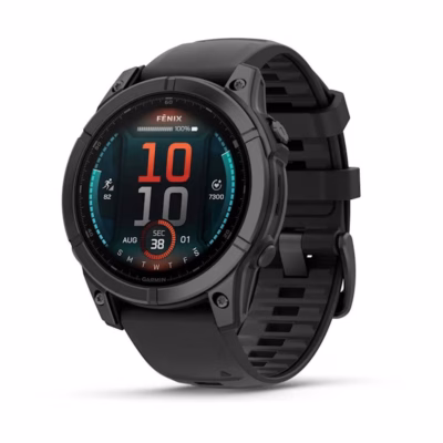 Nutikell Garmin Fenix E, 1,3" AMOLED puuteekraan, 47 mm, 416 × 416, Wi‑Fi ja GPS, must