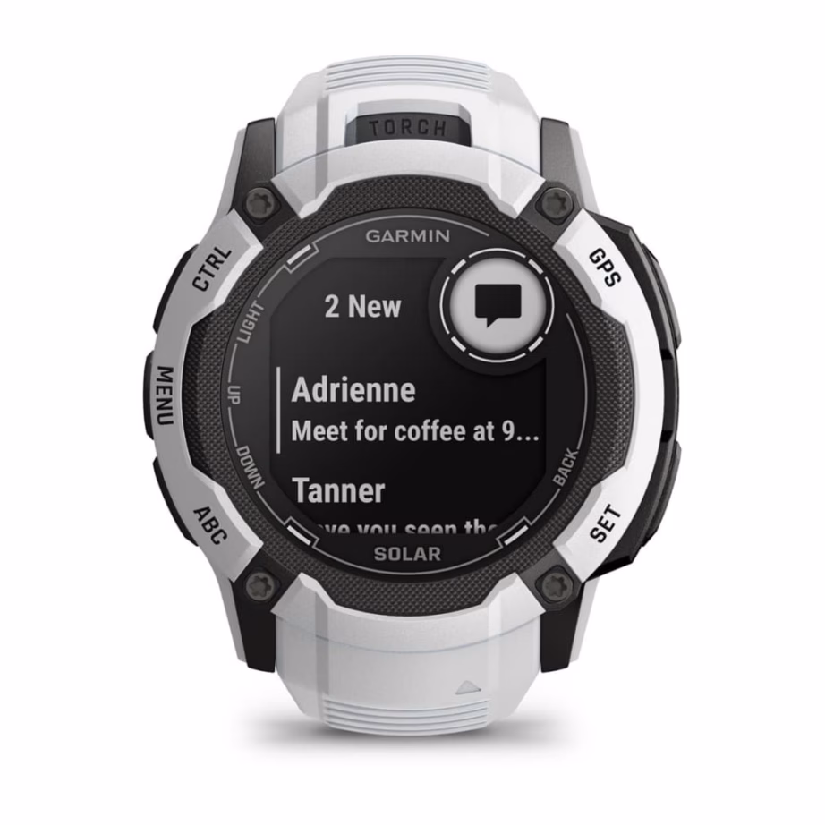 Nutikell Garmin Instinct 2X Solar, 50 mm, 1,1″ MIP, 176 × 176, GPS, valge - 7