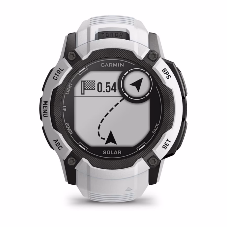 Nutikell Garmin Instinct 2X Solar, 50 mm, 1,1″ MIP, 176 × 176, GPS, valge - 12
