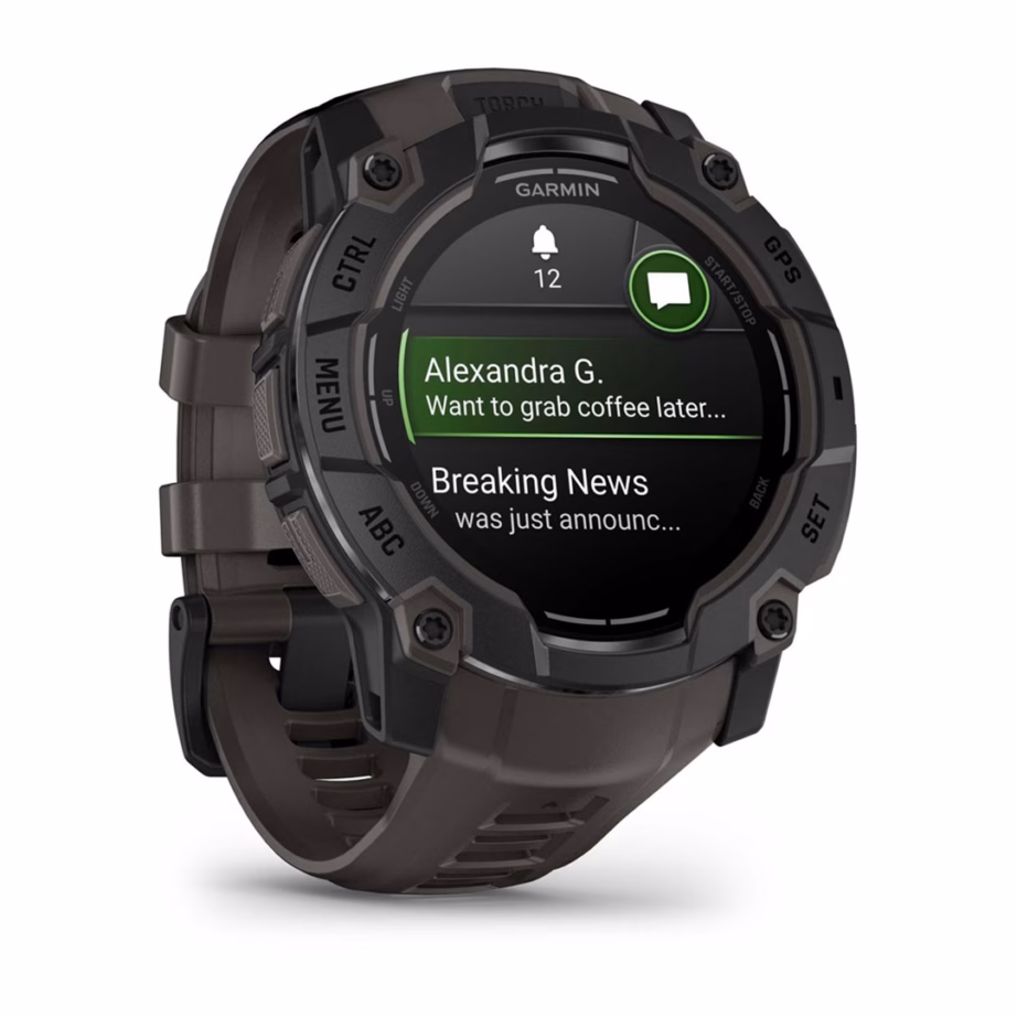 Nutikell Garmin Instinct 3 AMOLED, 1,3″ puuteekraan, 50 mm, GPS, must - 2