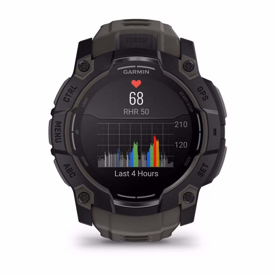 Nutikell Garmin Instinct 3 AMOLED, 1,3″ puuteekraan, 50 mm, GPS, must - 6