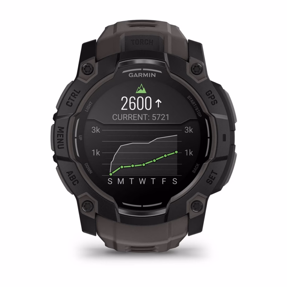 Nutikell Garmin Instinct 3 AMOLED, 1,3″ puuteekraan, 50 mm, GPS, must - 8
