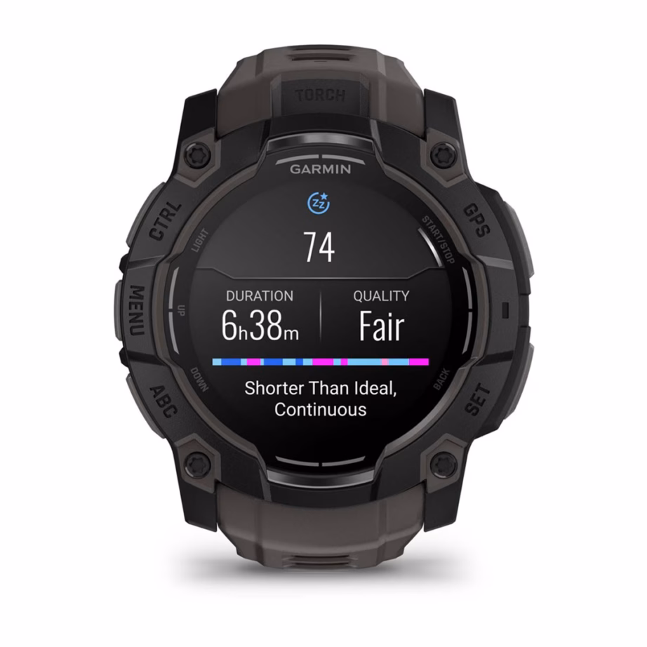 Nutikell Garmin Instinct 3 AMOLED, 1,3″ puuteekraan, 50 mm, GPS, must - 9