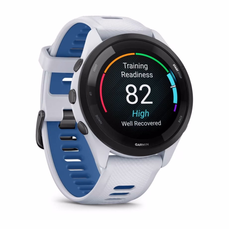 Nutikell Garmin Forerunner 265, 1,3″ AMOLED puuteekraan, 46 mm, Wi‑Fi, GPS, must/valge - 3