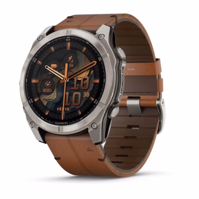 Nutikell Garmin Fenix 8, 51 mm, AMOLED 1,4", 454 × 454, puuteekraan, Wi‑Fi, GPS, titaan