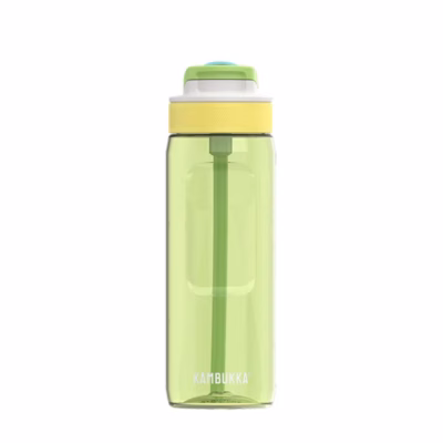 Joogipudel Kambukka Lagoon Playful Garden 750 ml, Tritan, joogikõrrega, roheline