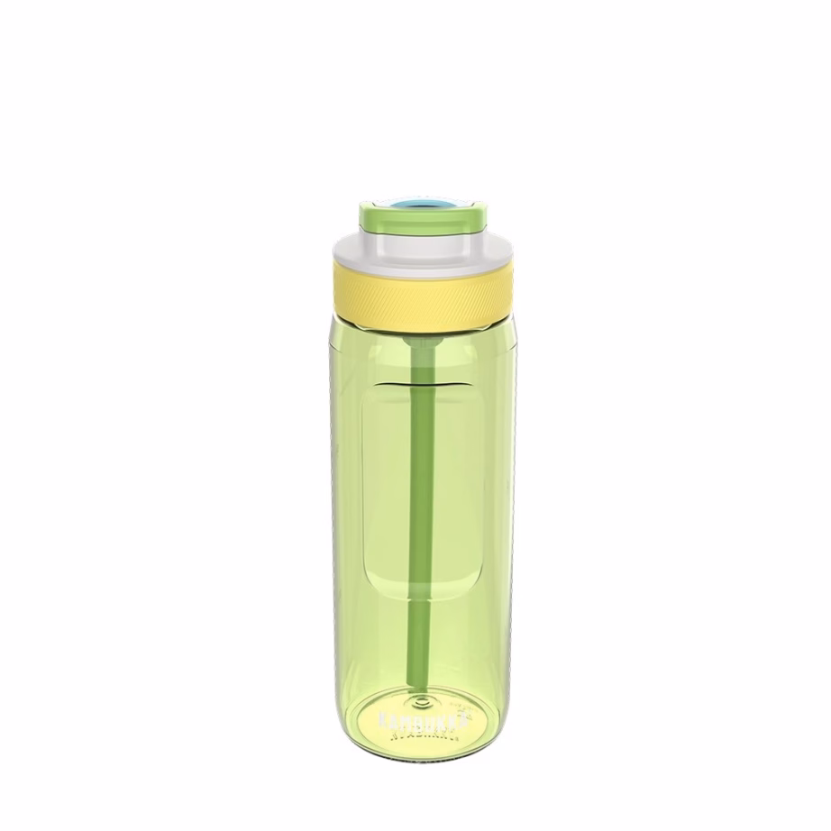 Joogipudel Kambukka Lagoon Playful Garden 750 ml, Tritan, joogikõrrega, roheline - 2
