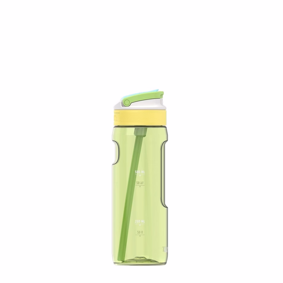 Joogipudel Kambukka Lagoon Playful Garden 750 ml, Tritan, joogikõrrega, roheline - 4