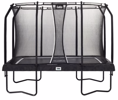 Ristkülikukujuline batuut Salta Premium Must Edition 214 × 305 cm turvavõrguga, max 150 kg
