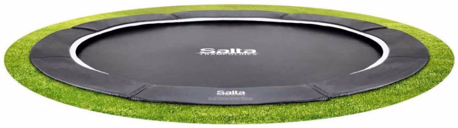 Maapinnaga tasa aiatrampoliin Salta Royal Baseground, ⌀ 251 cm, 54 vedru, max 120 kg - 3