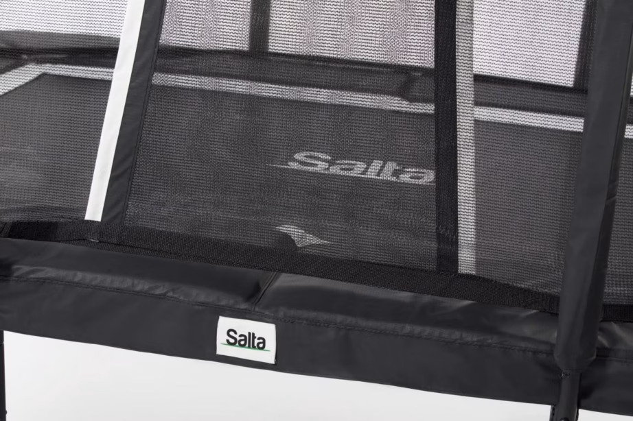 Maapealne ristkülikukujuline batuut Salta Premium Edition 396 × 244 cm, turvavõrguga, must - 2