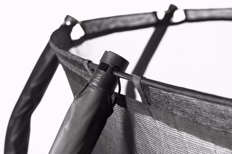 Maapealne ristkülikukujuline batuut Salta Premium Edition 396 × 244 cm, turvavõrguga, must - 3