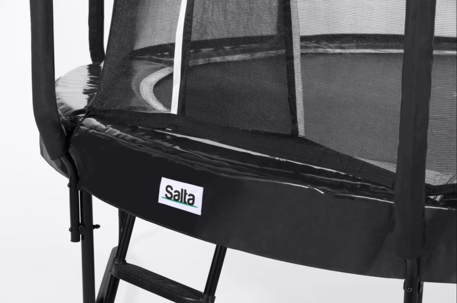 Maapealne batuut Salta First Class Ø366 cm, turvavõrguga, must - 5