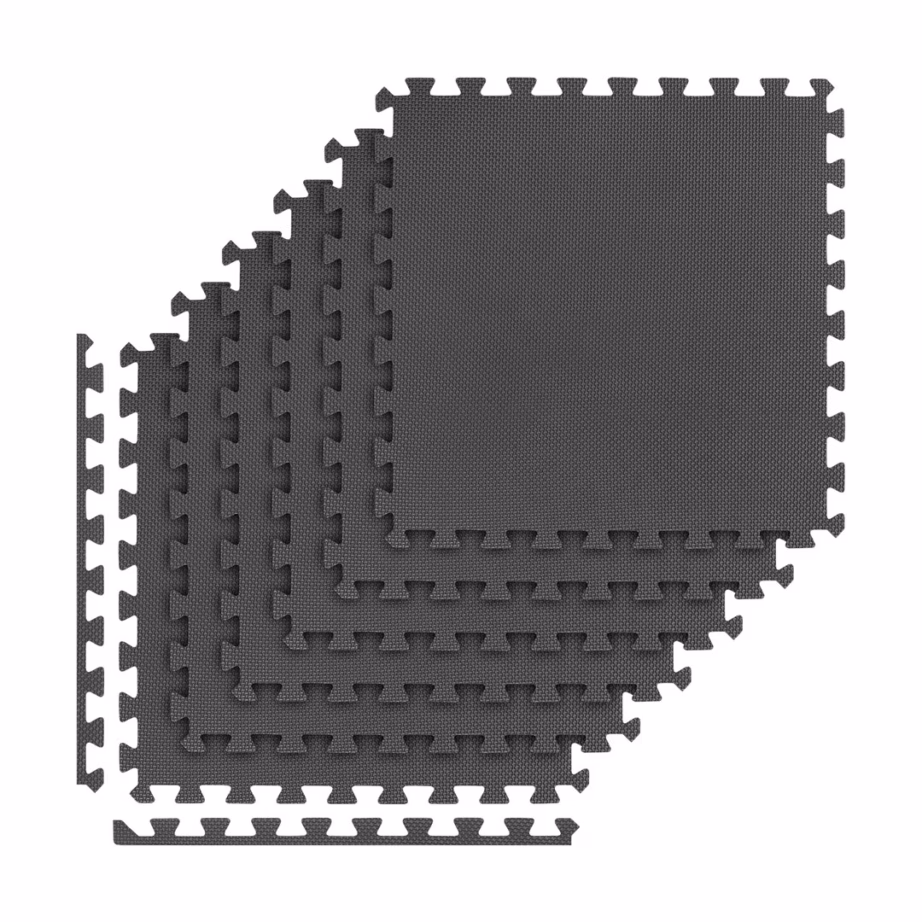 Jõusaali- ja seadmematt Rebel REBEL ACTIVE, 600 × 600 mm, 10 mm, must - 2