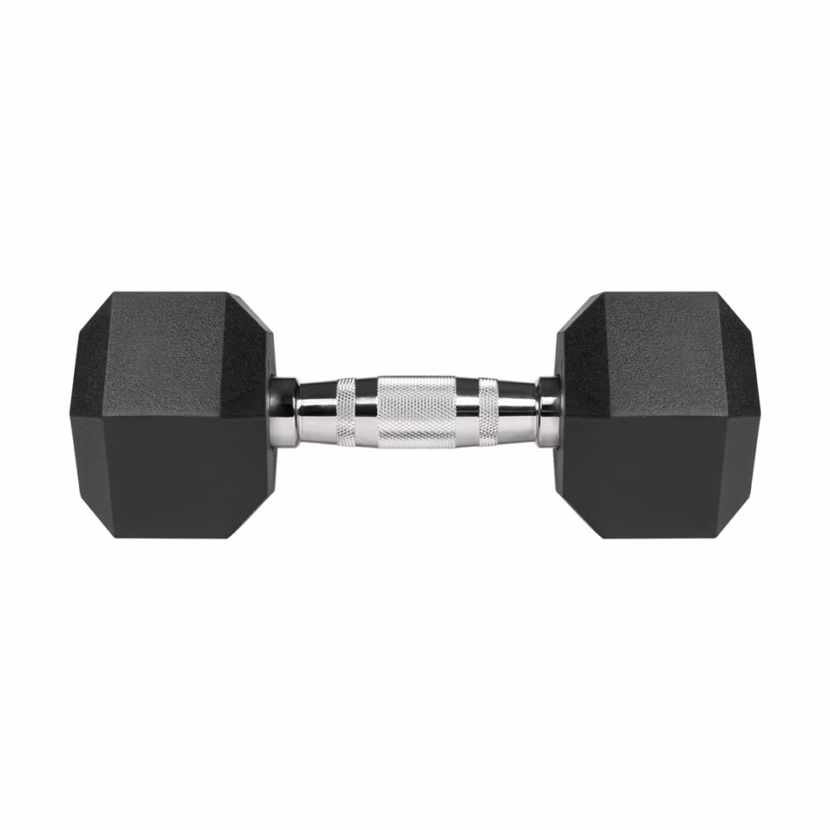 Hantlikomplekt Rebel ACTIVE RBA-2325-08, HEX, 2 × 8 kg, kummikattega malm - 4