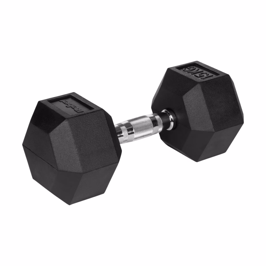 Hantlite komplekt Rebel Active HEX, 2 × 15 kg, kummikatetega valurauast - 3
