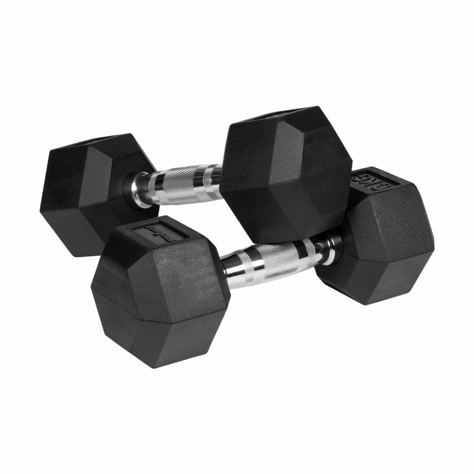 Kummikattemalmi HEX-hantlite komplekt Rebel ACTIVE, 2 × 6 kg - 2