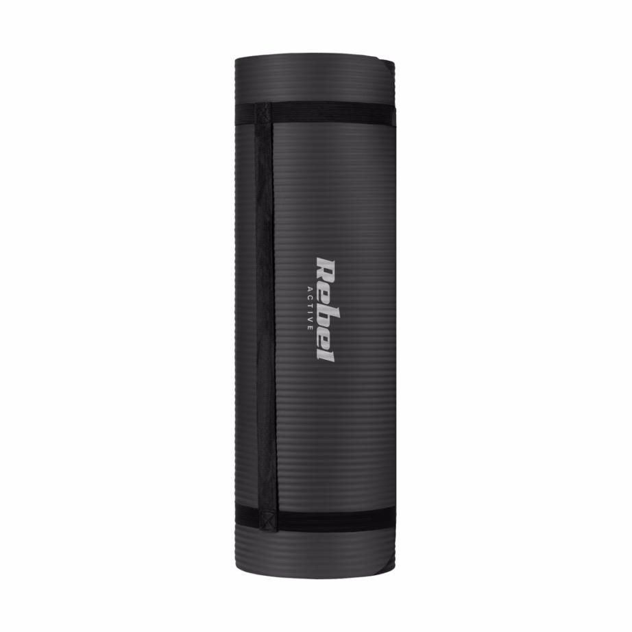 Võimlemismatt Rebel Active RBA-3152-BK, 183 × 61 cm, 6 mm, must - 3