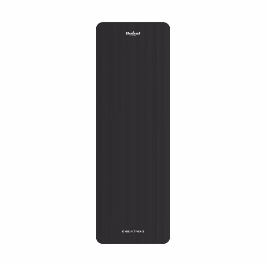 Treeningmatt Rebel ACTIVE, must, 183 × 61 cm, paksus 15 mm - 5