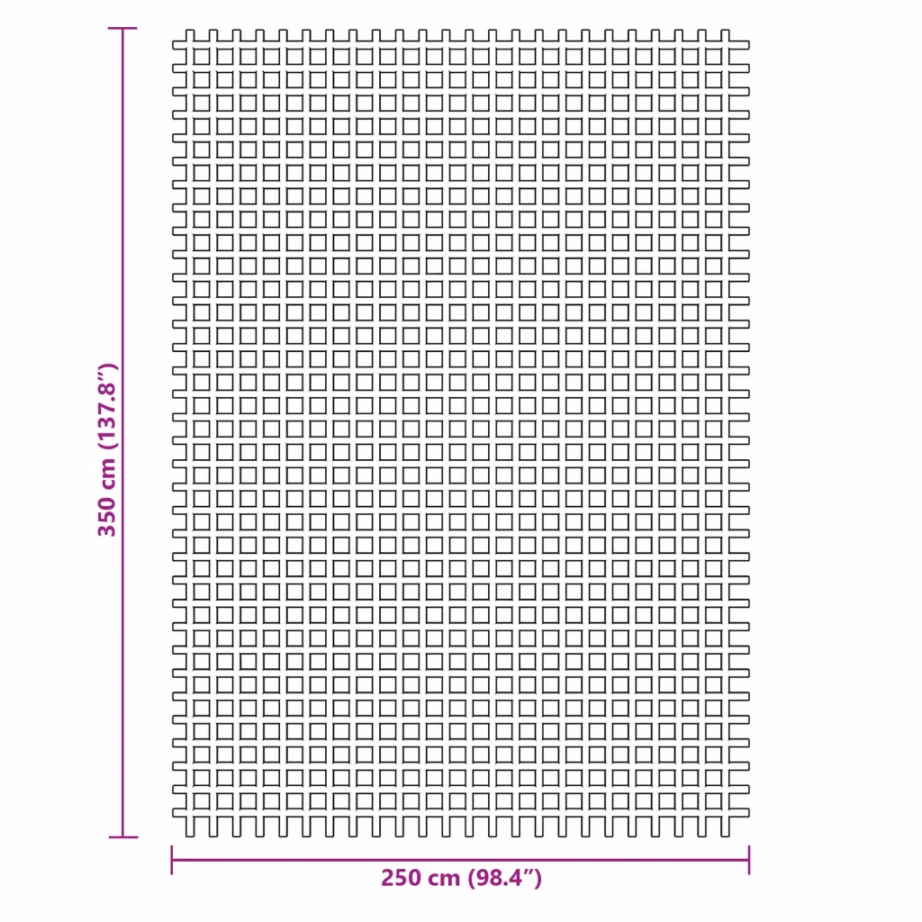 PVC-vahtkattega telgivaip sise- ja välitingimustesse, sinine, 3,5 x 2,5 m - 7