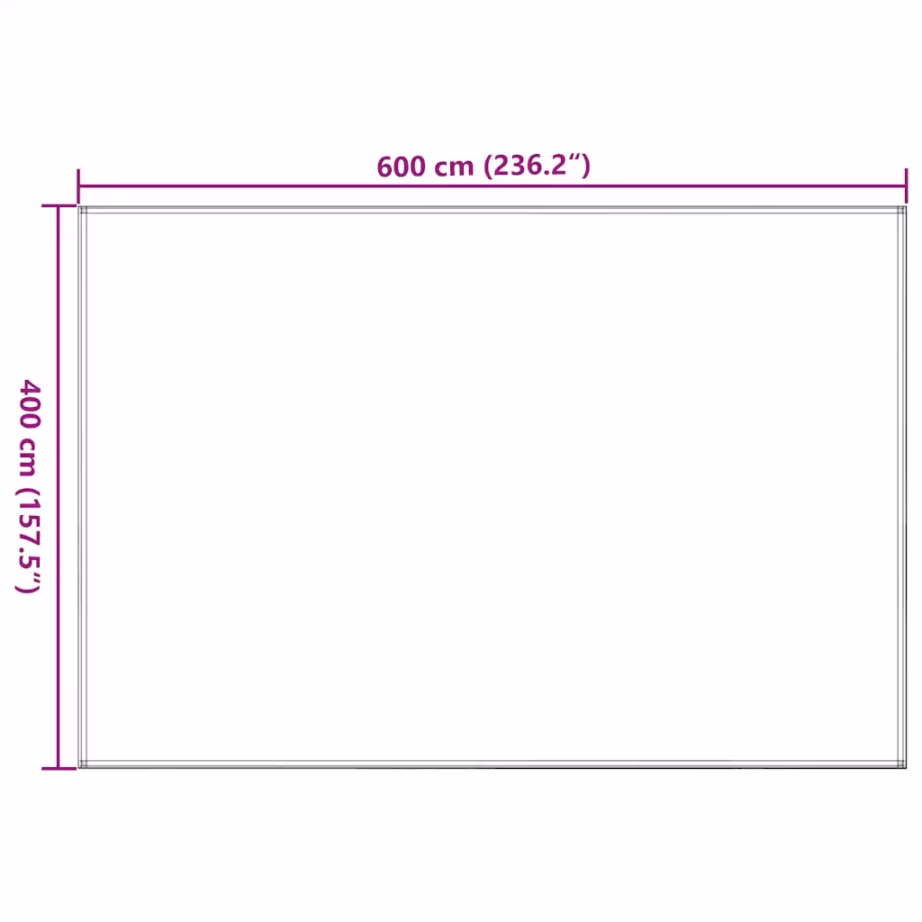 Sinine telgimatt HDPE-st, 400 x 600 cm, aasadega - 7