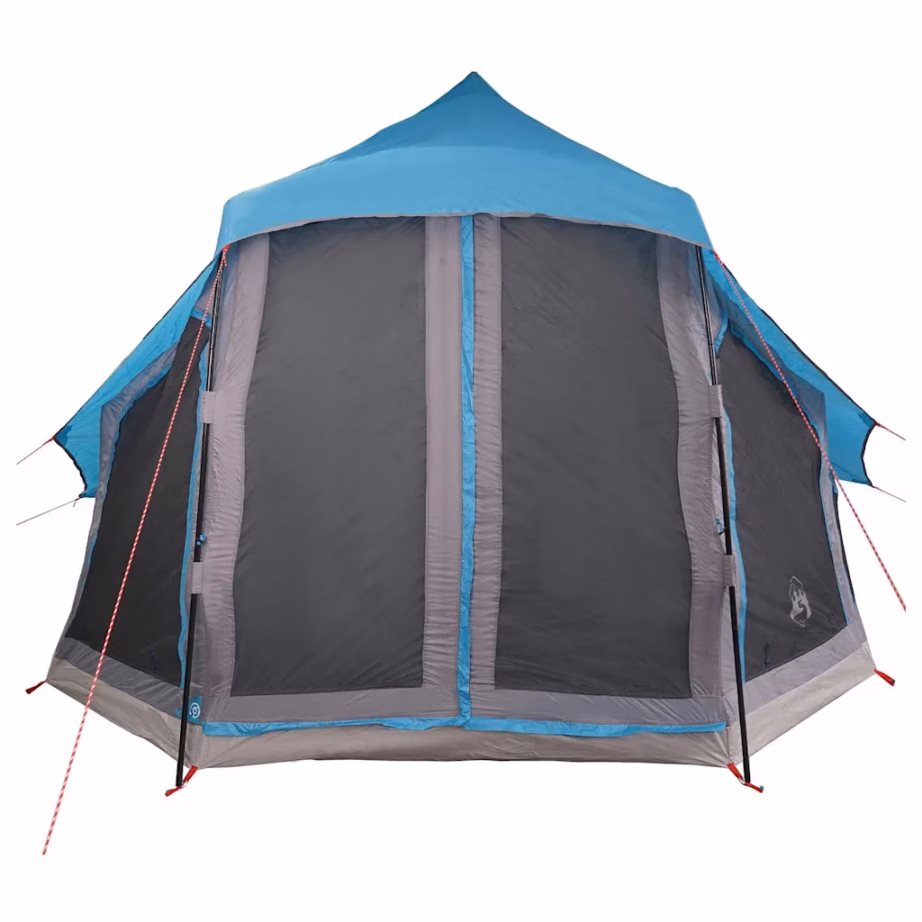Sinine tipi peretelk varikatusega, taft, 6-le, 404 x 370 x 270 cm - 11