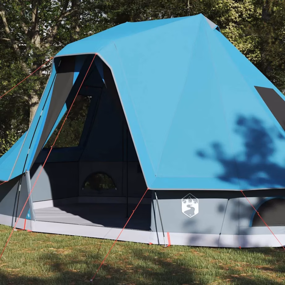 Sinine tipi telk 6-le, taftist, 466 x 310 x 240 cm, kandekotiga - 3