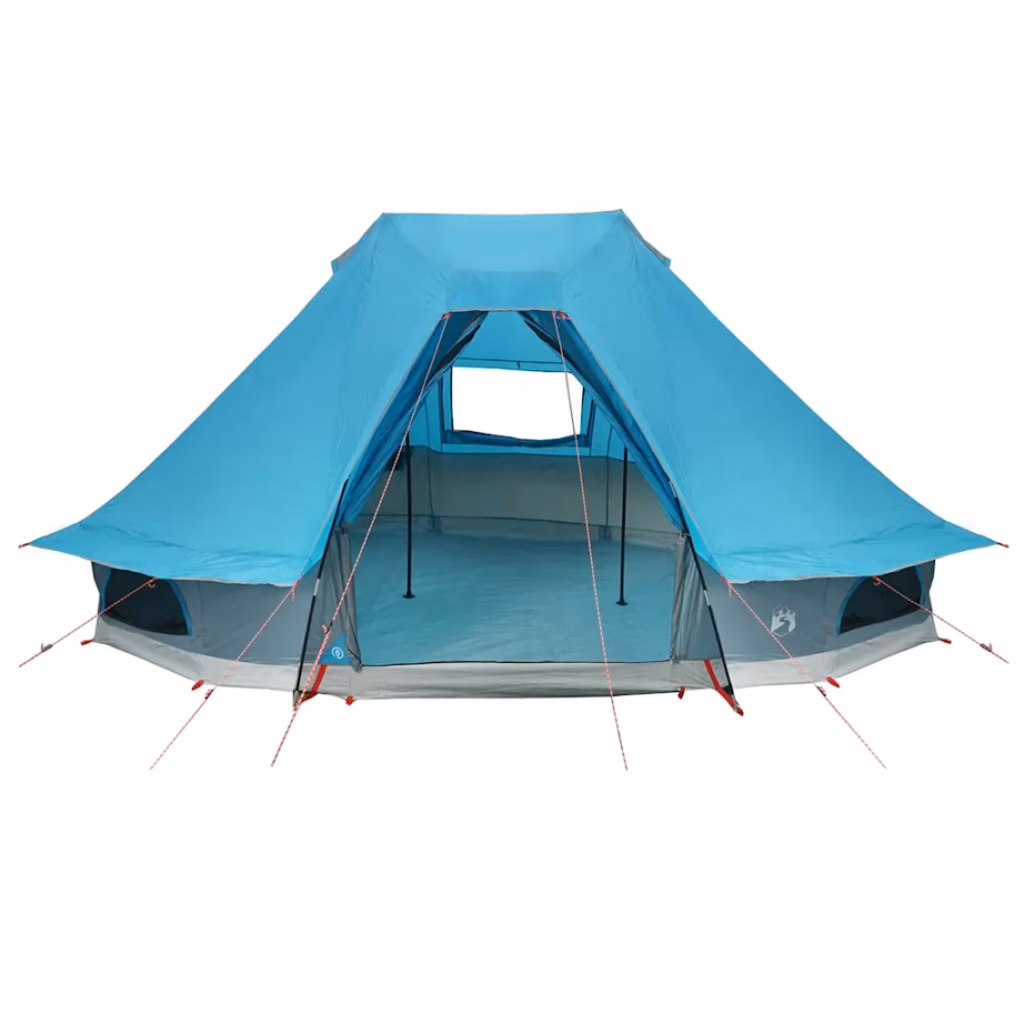 Sinine tipi telk 6-le, taftist, 466 x 310 x 240 cm, kandekotiga - 4
