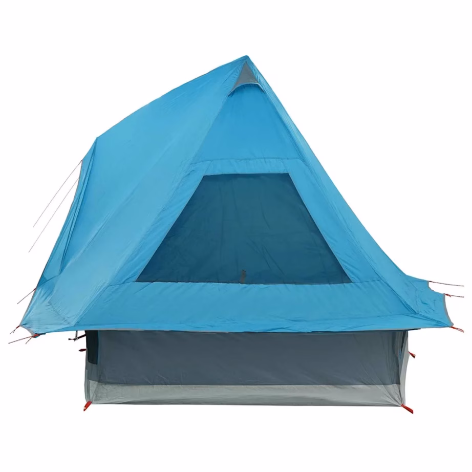 Sinine tipi telk 6-le, taftist, 466 x 310 x 240 cm, kandekotiga - 5