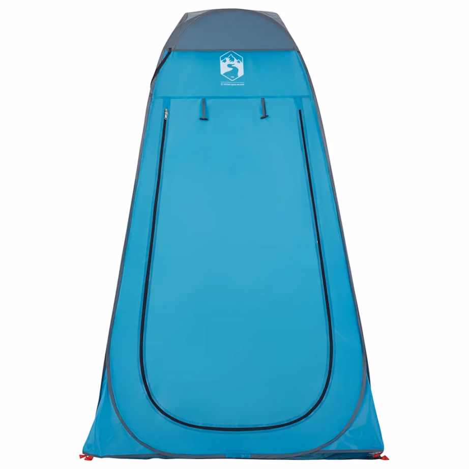 Veekindel pop-up privaatsustelk tualetiks ja riietumiseks, sinine, 120 x 120 x 185 cm - 6