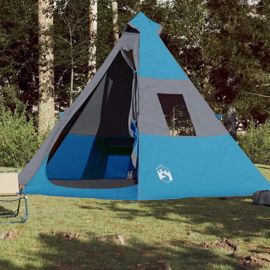 Veekindel sinine tipi-matkatelk 7 inimesele, 350 x 350 x 233 cm - 3