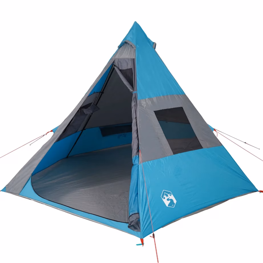 Veekindel sinine tipi-matkatelk 7 inimesele, 350 x 350 x 233 cm - 4
