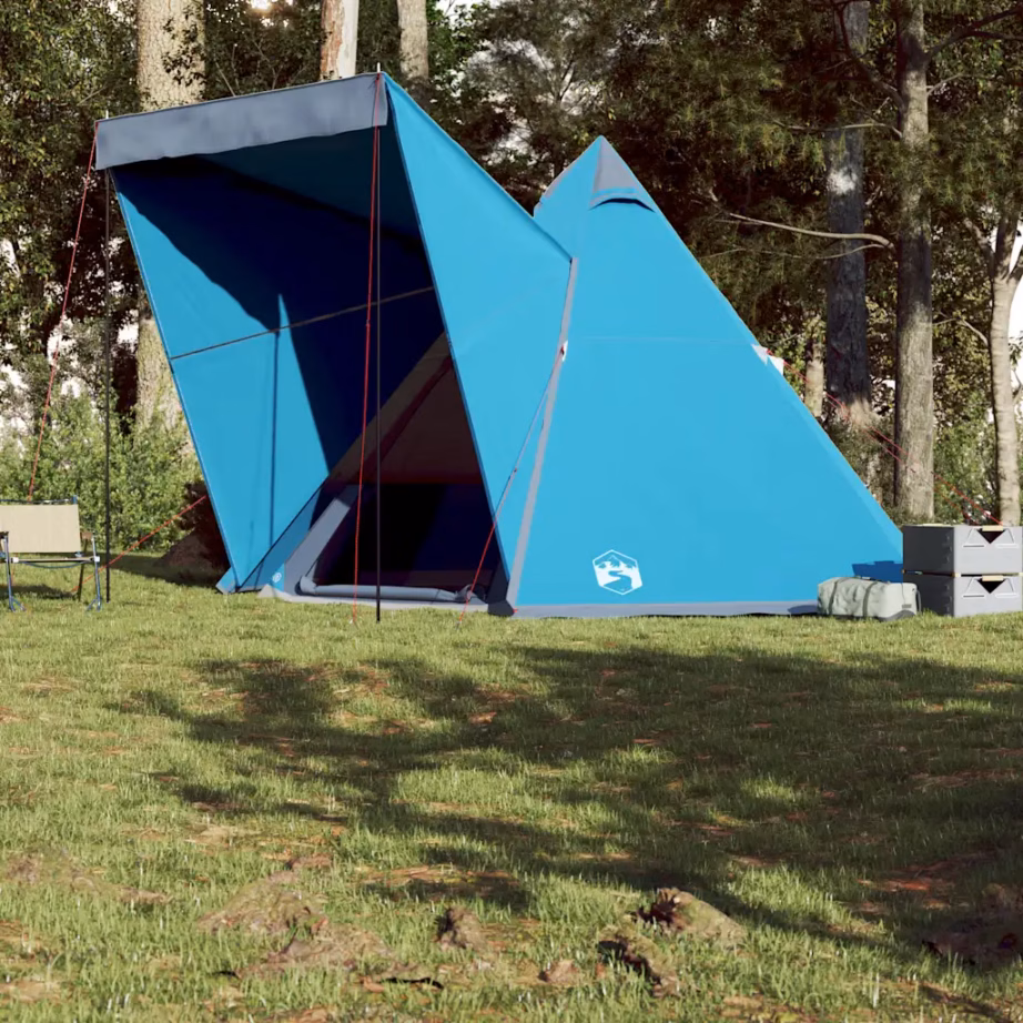 Veekindel tipi peretelk 6 inimesele, sinine, 408 x 350 x 240 cm - 4