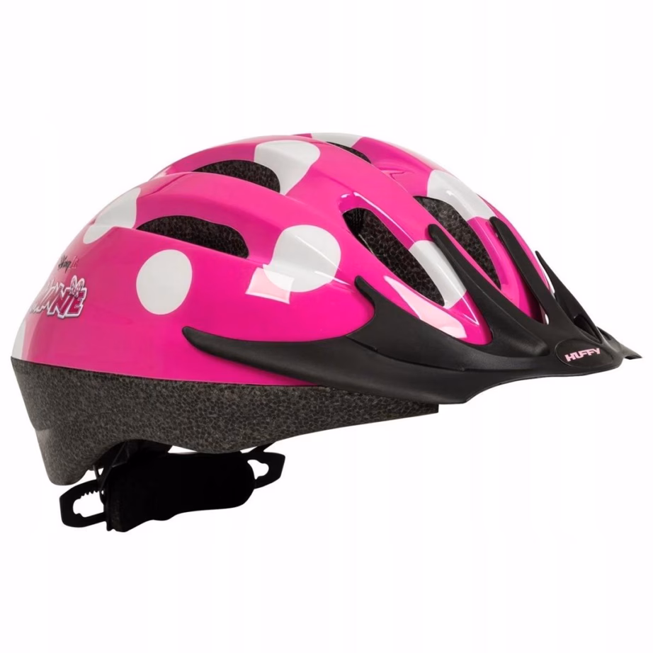 Laste jalgrattakiiver HUFFY Minnie Mouse, reguleeritav 50–54 cm, roosa matt - 2