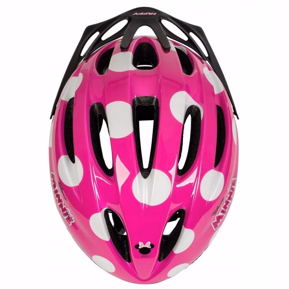 Laste jalgrattakiiver HUFFY Minnie Mouse, reguleeritav 50–54 cm, roosa matt - 3