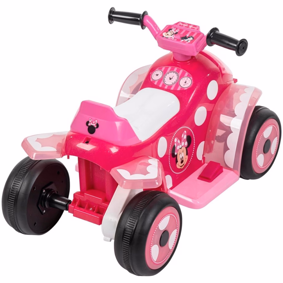 Laste elektriline pealeistutav ATV HUFFY Minnie Mouse 19073W, 7,2 V, kuni 2,5 km/h - 3