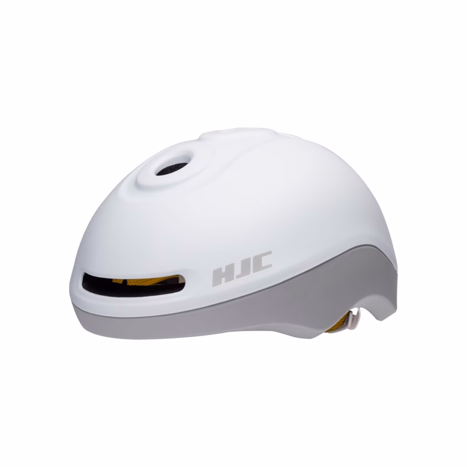 Jalgrattakiiver HJC GLEO, suurus S (49–55 cm), valge/hall, magnetpannal - 2