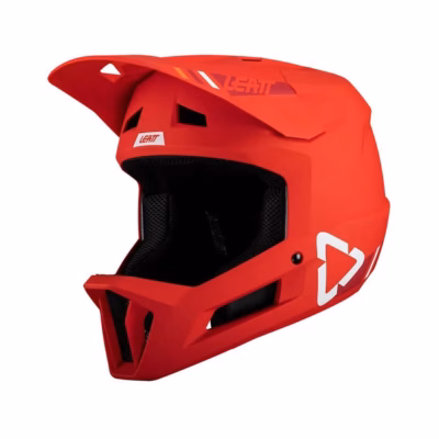 Täiskaitsega jalgrattakiiver Leatt MTB Gravity 1.0 V24, L (59–60 cm), punane