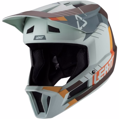 Täiskaitsega MTB-kiiver Leatt MTB Gravity 2.0 V25, suurus M (57–58 cm), mündiroheline