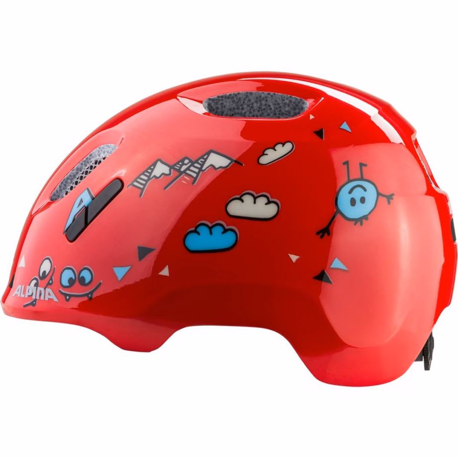Laste jalgrattakiiver ALPINA Ximo 2 Punane Smile Gloss, 49–54 cm - 3