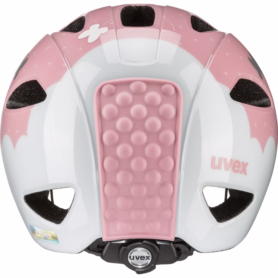 Laste jalgrattakiiver uvex oyo style, valge, nupuga kinnitus, 46–54 cm - 5