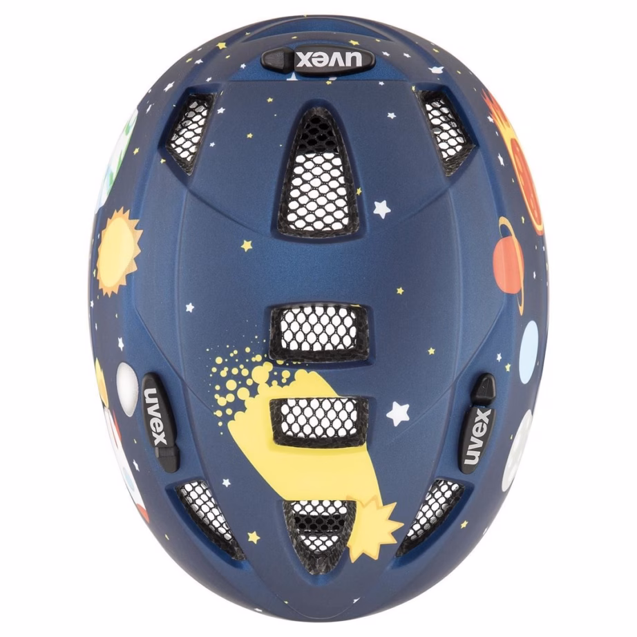 Laste jalgrattakiiver uvex kid 2 cc, sinine, mattviimistlus, ventilatsiooniga - 7