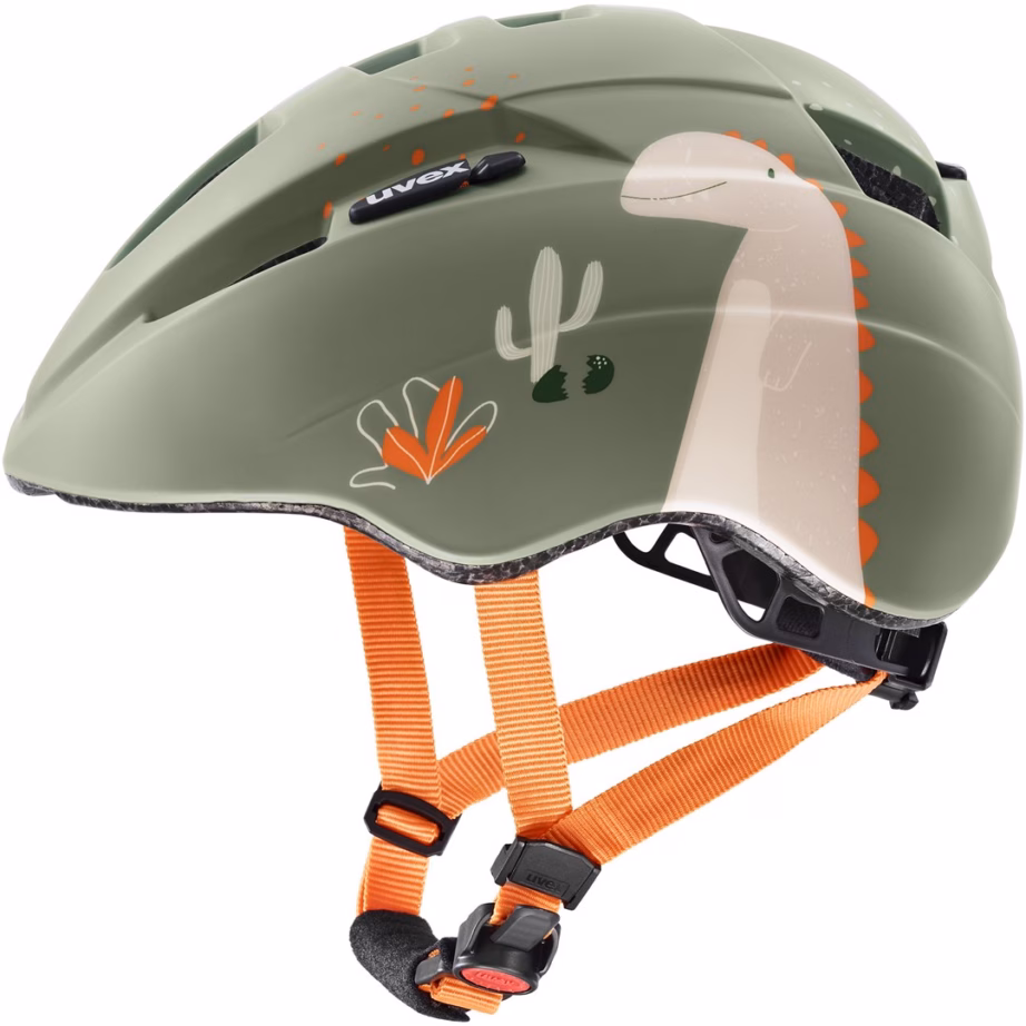 Laste jalgrattakiiver uvex kid 2 cc, 46–52 cm, hall-roheline - 2