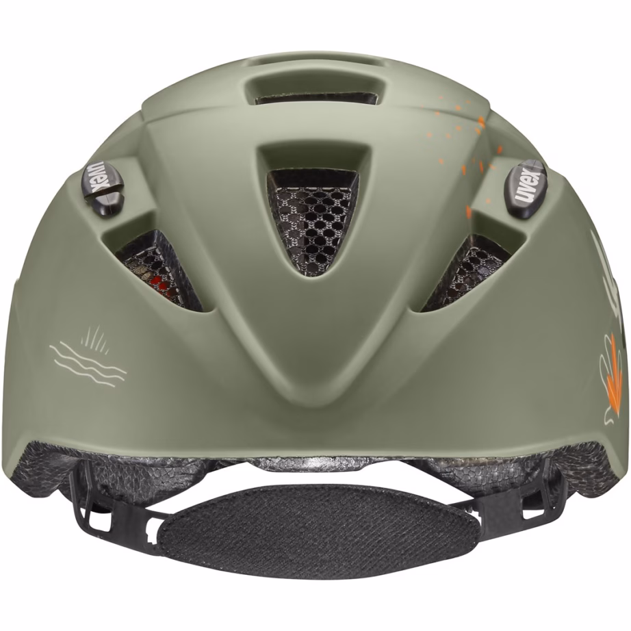 Laste jalgrattakiiver uvex kid 2 cc, 46–52 cm, hall-roheline - 5