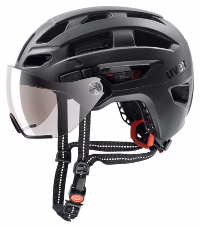 Jalgrattakiiver uvex Finale Visor visiiriga, 56–61 cm, matt must